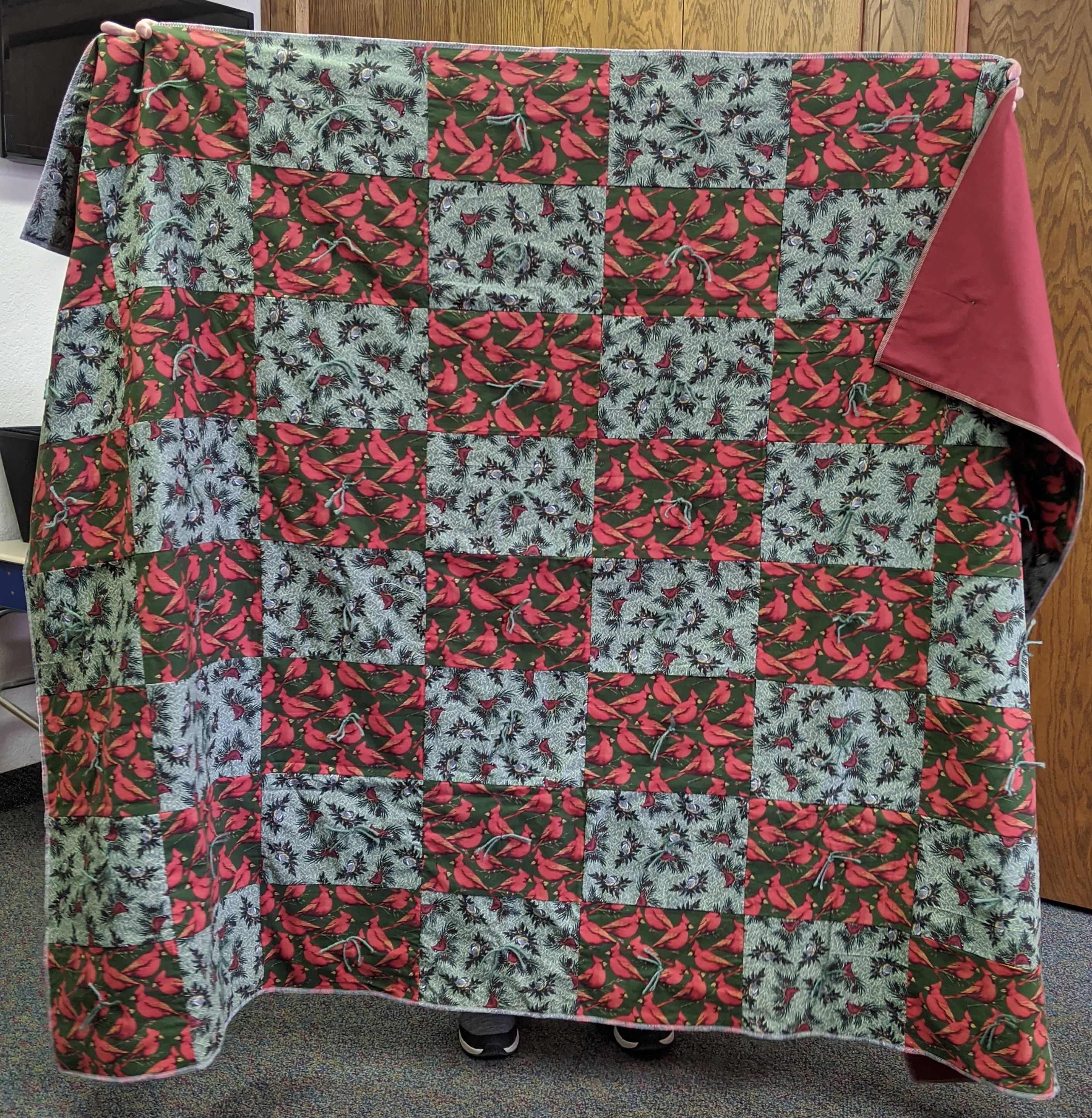 Cardinal Front Maroon Back